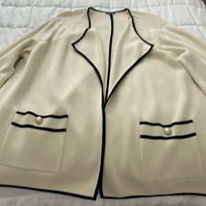 Talbots Open Front Sweater